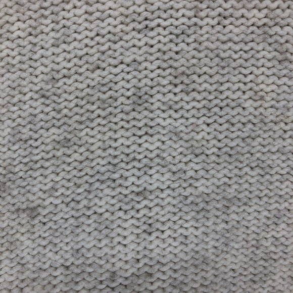 John + Jenn Light Grey Raglan-style Mixed Knit Boxy Turtleneck size M - Picture 8 of 14